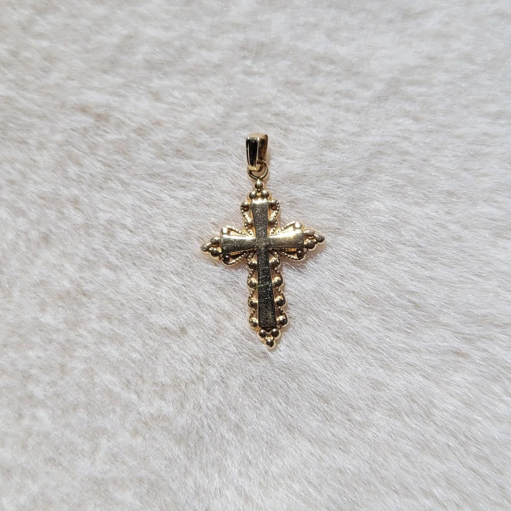 14k Gold Cross Pendant